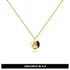Solid 925 Sterling Silver Initial Alphabet Personalised Disc Necklace